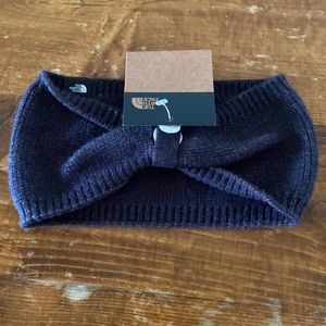 The North face knit headband. New with tags! Dark heathered gray! Ribbed, warm!